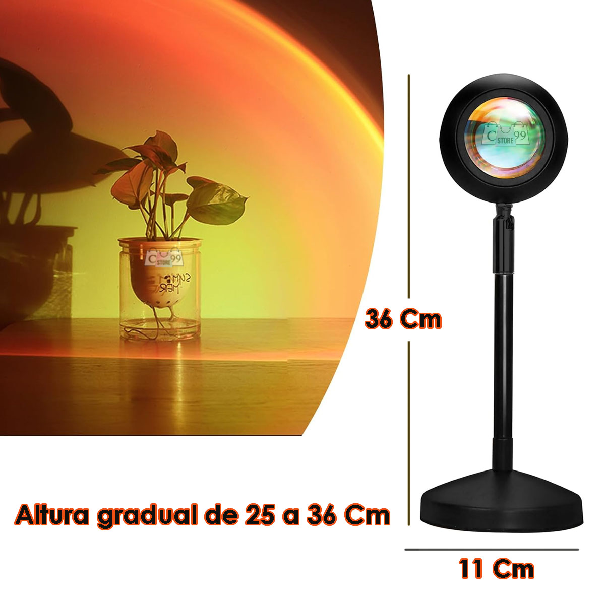 Miniatura 4 de Lampara Proyector De Atardeceres Luz Led